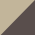 Khaki/ Chocolate Brown