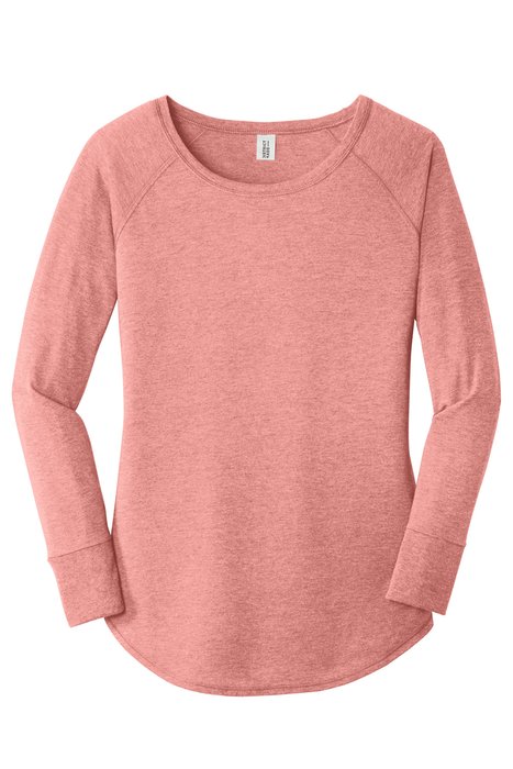 DT132L District 4.5-ounce T-Shirt Blush Frost