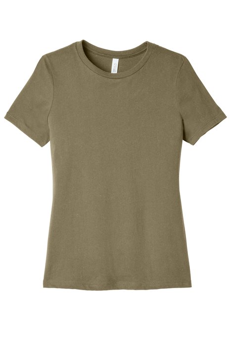 BC6413 Bella + Canvas 3.8-ounce Crewneck T-Shirt Olive Triblend