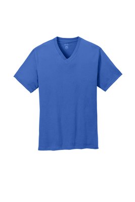 PC54V Port & Company Core Cotton V-Neck T-Shirt