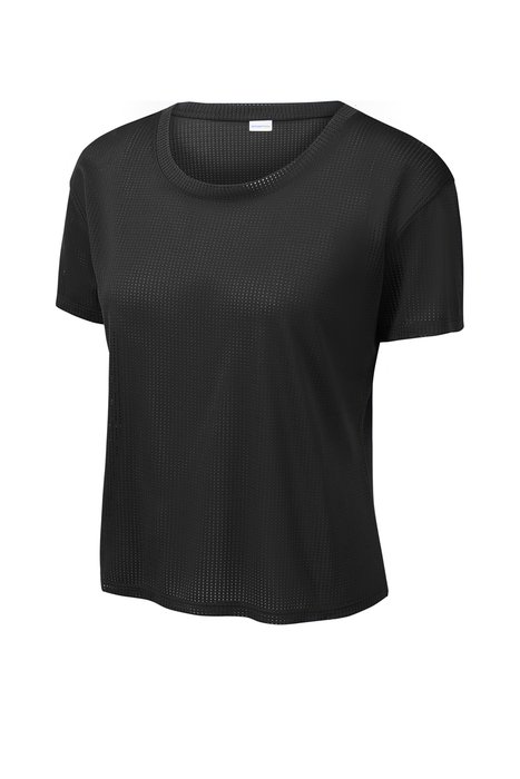 LST411 Sport-Tek 3.7-ounce 100% Polyester T-Shirt Black