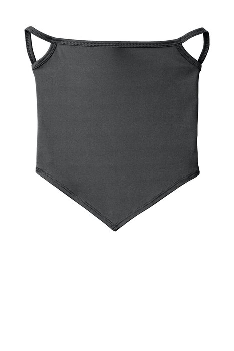G103 Port Authority Ear Loop Gaiter Mask Charcoal