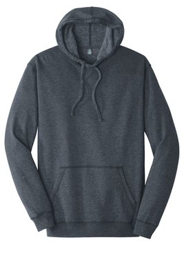 DM391 District Lightweight Fleece Hoodie Heathered Navy