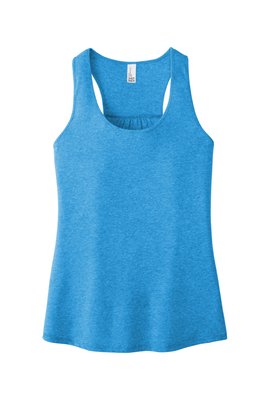 DT6302 District 4.3-ounce 100% Cotton T-Shirt Heathered Bright Turquoise