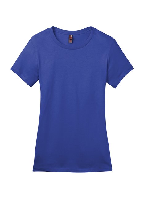 DM104L District 4.3-ounce 100% Cotton T-Shirt Deep Royal