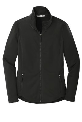 L904 Port Authority Ladies Collective Smooth Fleece Jacket Deep Black
