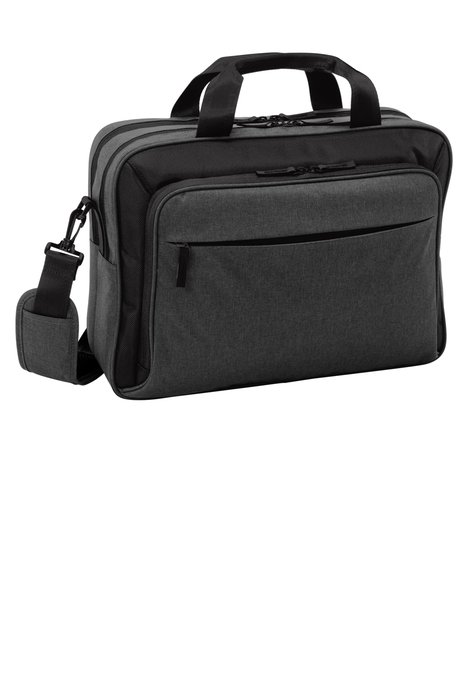 BG323 Port Authority Exec Briefcase Graphite Heather/ Black