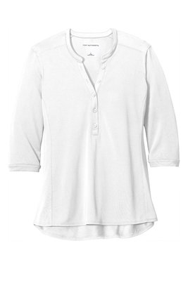 LK750 Port Authority Ladies UV Choice Pique Henley