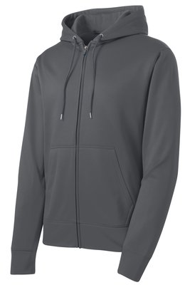 ST238 Sport-Tek Sport-Wick Fleece Full-Zip Hooded Jacket