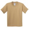 5000B Gildan 5.3-ounce 100% Cotton T-Shirt Old Gold
