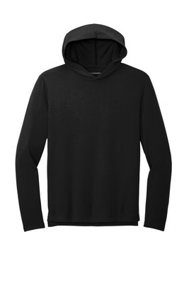 K826 Port Authority Microterry Pullover Hoodie Deep Black