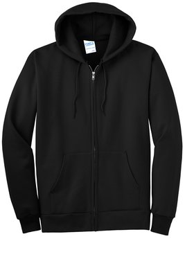 PC90ZHT Port & Company Tall Essential Fleece Full-Zip Hooded Sweatshirt