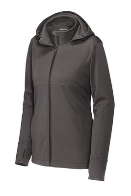 LST980 Sport-Tek Ladies Hooded Soft Shell Jacket