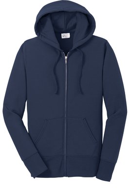 LPC78ZH Port & Company Ladies Core Fleece Full-Zip Hooded Sweatshirt