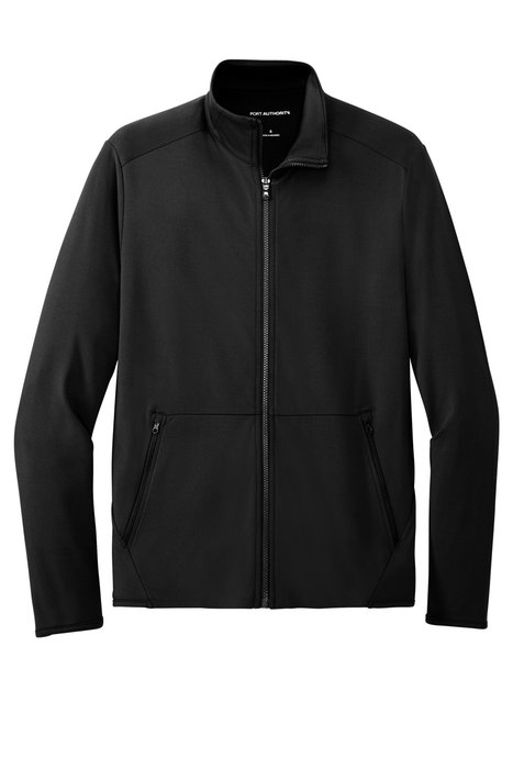 K595 Port Authority Accord Stretch Fleece Full-Zip Black