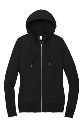 DT673 District Women's Featherweight French Terry Full-Zip Hoodie
