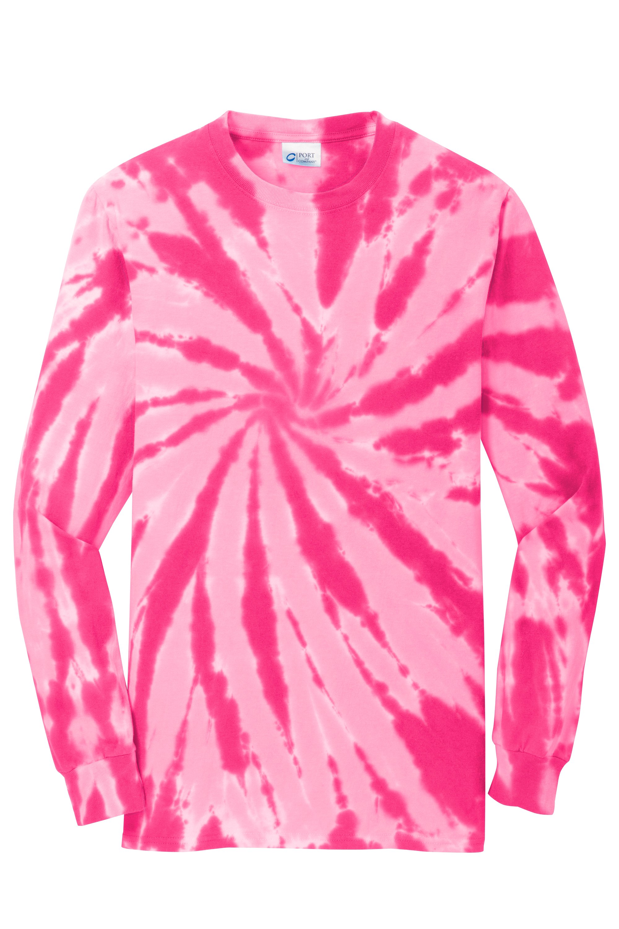 Port & Company PC147LS Tie-Dye Long Sleeve Tee - Kelly - M