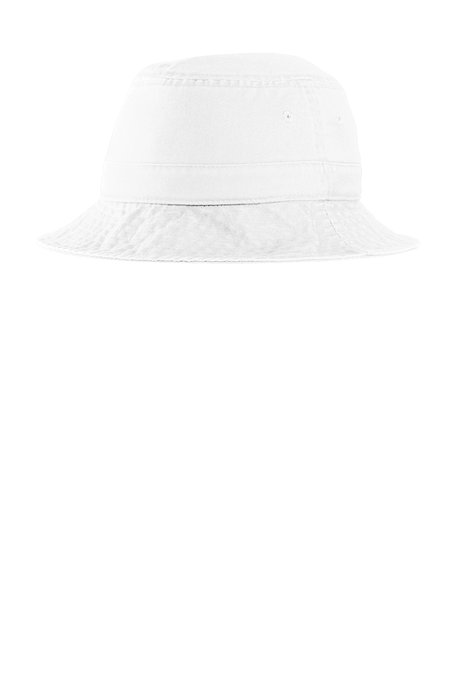 PWSH2 Port Authority Bucket Hat White