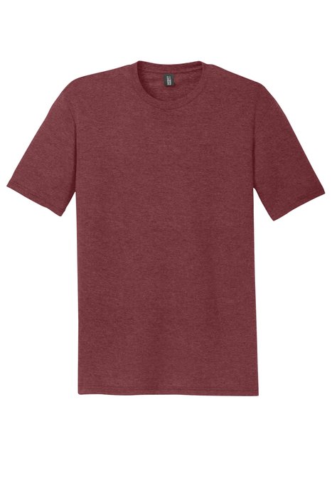 DM130DTG District Perfect Tri DTG T-Shirt Maroon Frost