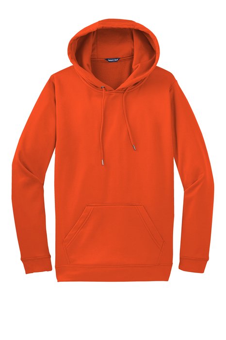 F244 Sport-Tek Sport-Wick Fleece Hooded Pullover Deep Orange
