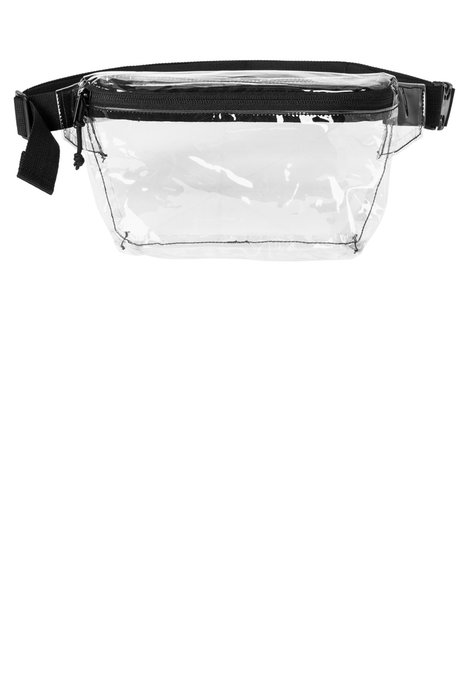 BG930 Port Authority Clear Hip Pack Clear/ Black