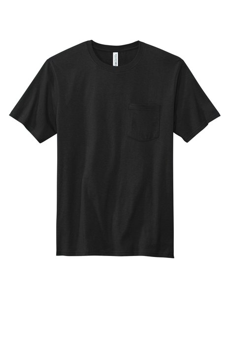 VL100P Volunteer Knitwear 5.5-ounce 100% Cotton T-Shirt Deep Black