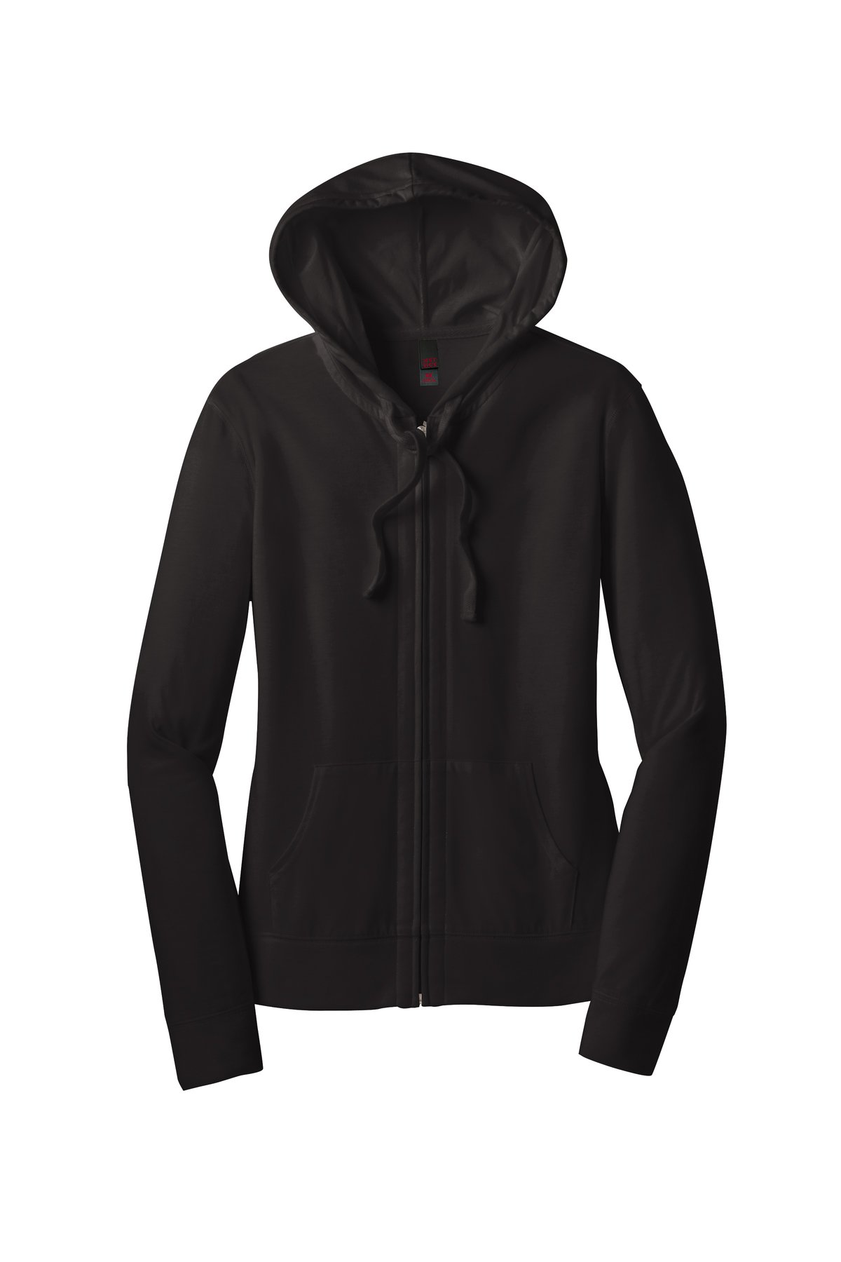 Presshall.com: DT2100 District Women's Fitted Jersey Full-Zip Hoodie