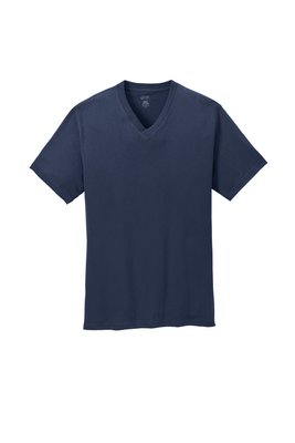 PC54V Port & Company Core Cotton V-Neck T-Shirt