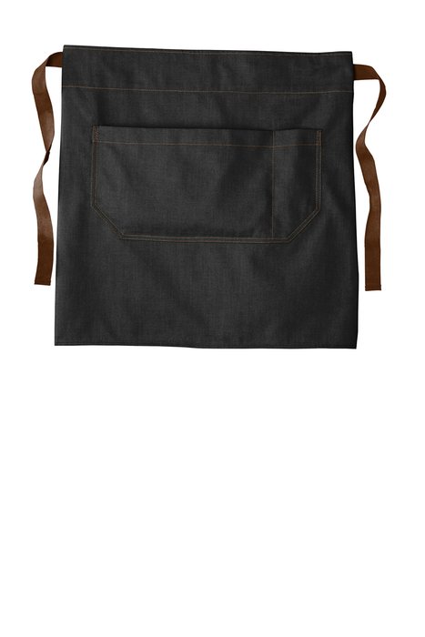 A801 Port Authority Market Half Bistro Apron Dark Midnight