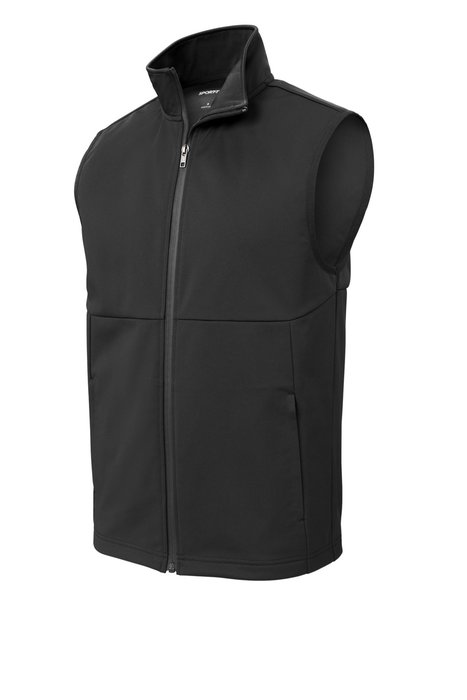 ST981 Sport-Tek Soft Shell Vest Deep Black