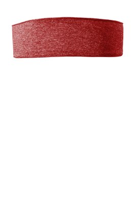 STA46 Sport-Tek Contender Headband Scarlet Heather