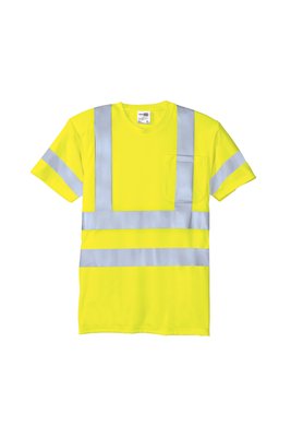 CS408 CornerStone ANSI 107 Class 3 Short Sleeve Snag-Resistant Reflective T-Shirt