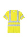 CS408 CornerStone 3.7-ounce 100% Polyester T-Shirt Safety Yellow