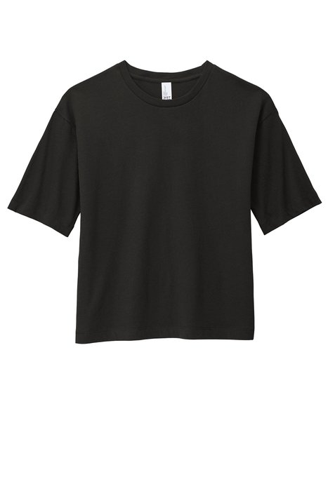 DT6402 District 4.3-ounce 100% Cotton T-Shirt Black