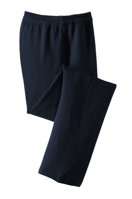 ST257 Sport-Tek Open Bottom Sweatpant True Navy