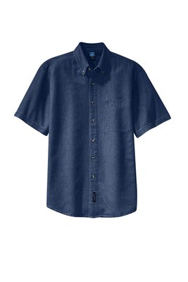 SP11 Port & Company - Short Sleeve Value Denim Shirt
