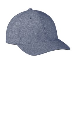 C301 Port Authority Flexfit 110 Performance Snapback Cap Heather True Navy
