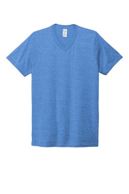 AL2014 AllMade 4.2-ounce Tri-Blend T-Shirt Azure Blue