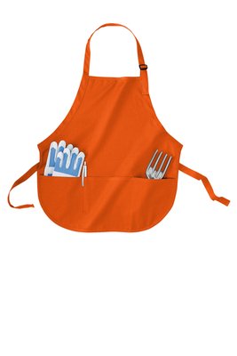 A510 Port Authority Medium-Length Apron with Pouch Pockets