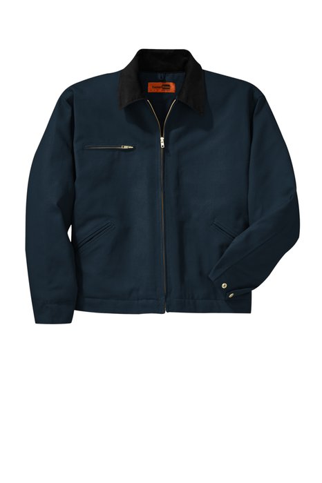TLJ763 CornerStone Tall Duck Cloth Work Jacket Navy/ Black