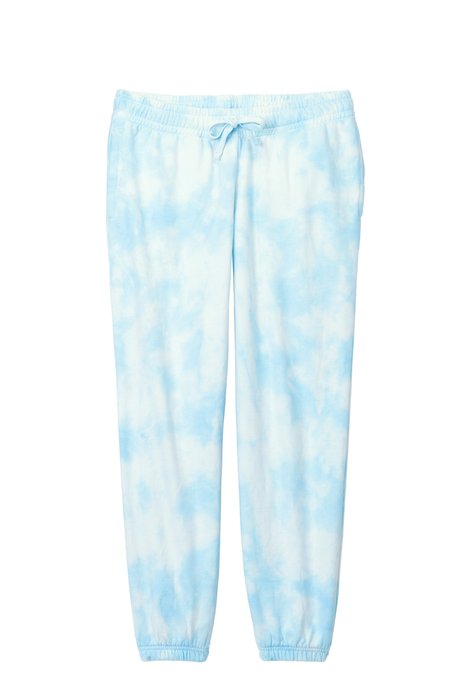 LPC140P Port & Company Ladies Beach Wash Cloud Tie-Dye Sweatpant Glacier