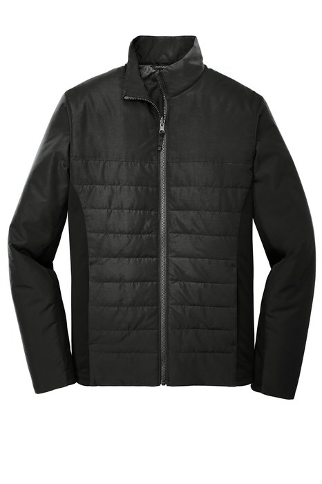 J902 Port Authority Collective Insulated Jacket Deep Black