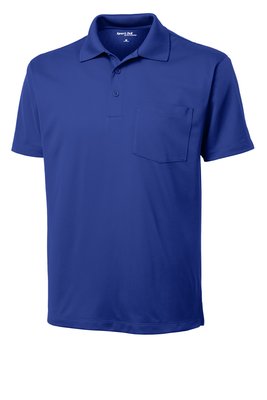 ST651 Sport-Tek 3.8-ounce Micropique Sport-Wick Pocket Polo True Royal