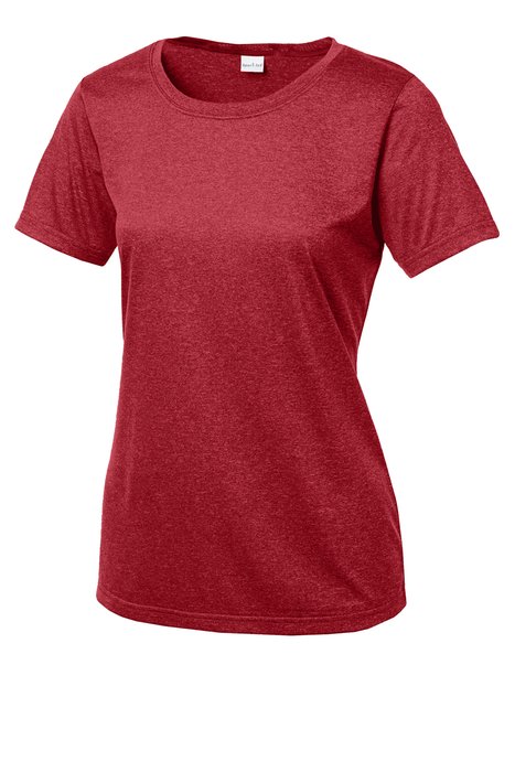LST360 Sport-Tek 3.8-ounce 100% Polyester T-Shirt Scarlet Heather