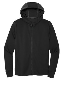 MM3002 MERCER+METTLE Double-Knit Full-Zip Hoodie Deep Black