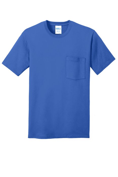 PC54P Port & Company 5.4-ounce 100% Cotton T-Shirt Royal