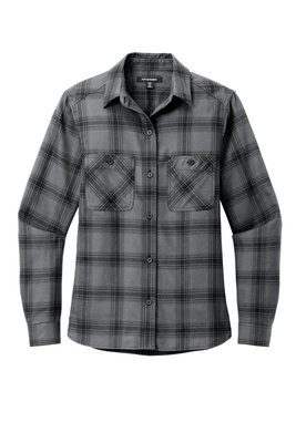 LW669 Port Authority Ladies Plaid Flannel Shirt