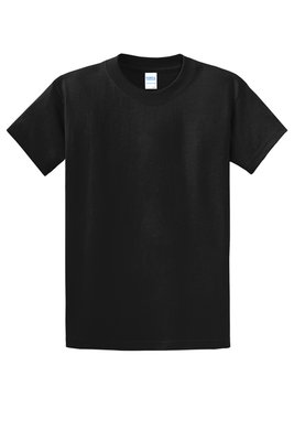 PC61T Port & Company 6.1-ounce 100% Cotton T-Shirt Jet Black