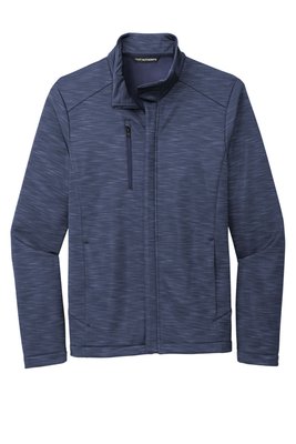 J339 Port Authority Stream Soft Shell Jacket Dress Blue Navy Heather
