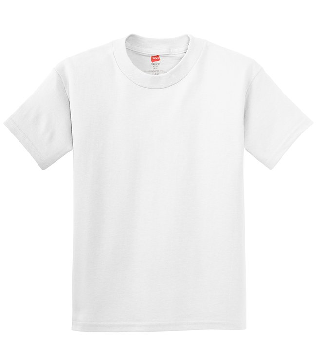 5450 Hanes 6-ounce 100% Cotton T-Shirt White